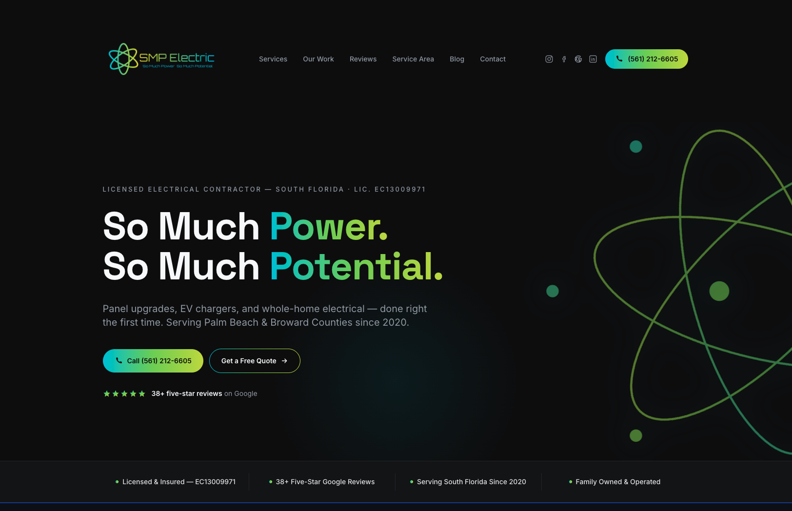 SMP ELECTRIC website preview