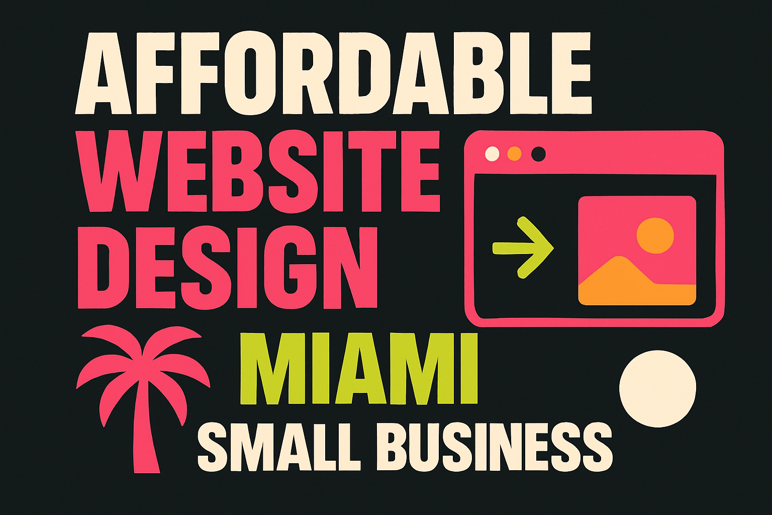 affordable website design miami small business